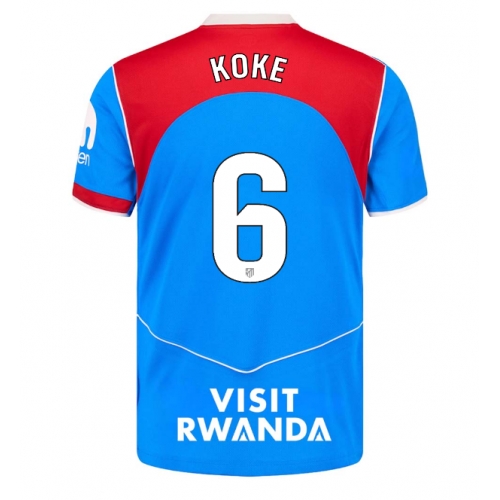Billige Fotballdrakt Atletico Madrid Koke #6 Replika Tredjedrakt 2025-26 Kortermet Billige Fotballdrakt Atletico Madrid Koke #6 Replika Tredjedrakt 2025-26 Kortermet